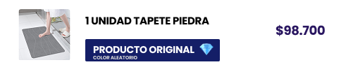 TAPETE PIEDRA 1 UNIDAD