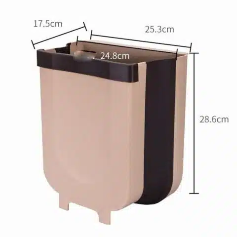 medidas bote basura plegable
