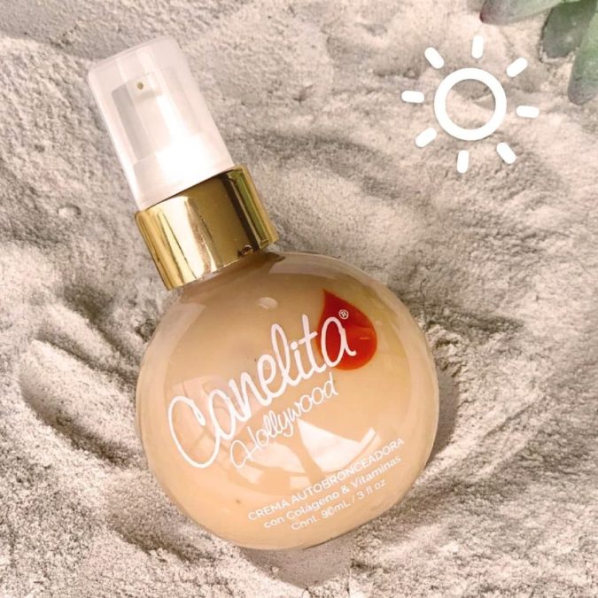 canelita hollywood autobronceador