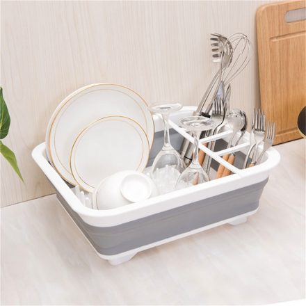 Escurridor de platos plegable